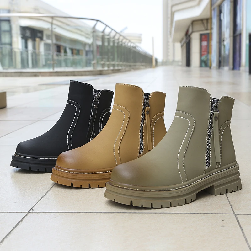 Winter Boots Lady Shoes Round Toe Boots-Women Chelsea Zipper 2022 Autumn Rock Med Lolita Ankle Rubber Rome PU Retro Solid Hoof H
Winter Boots Lady Shoes Round Toe Boots-Women Chelsea Zipper 2022 Autumn Rock Med Lolita Ankle Rubber Rome PU Retro Solid Hoof H