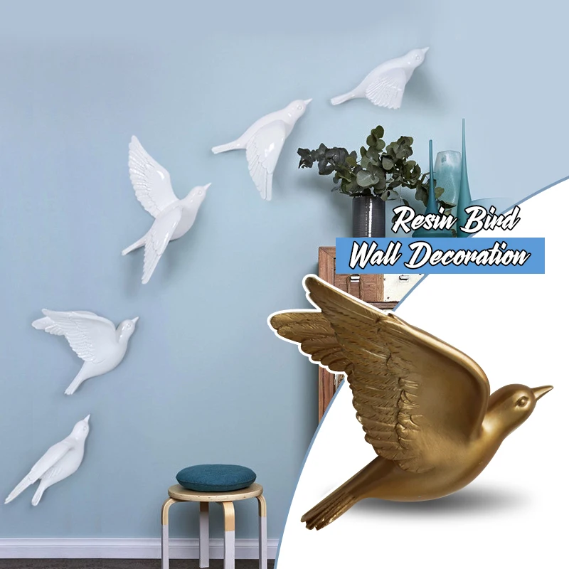 Creative Birds 3d Wall Sticker Resin Mounted Background Living Room Animal Figurine Wall Murals Removable Decals Home Decor
Creative Birds 3d Wall Sticker Resin Mounted Background Living Room Animal Figurine Wall Murals Removable Decals Home Decor