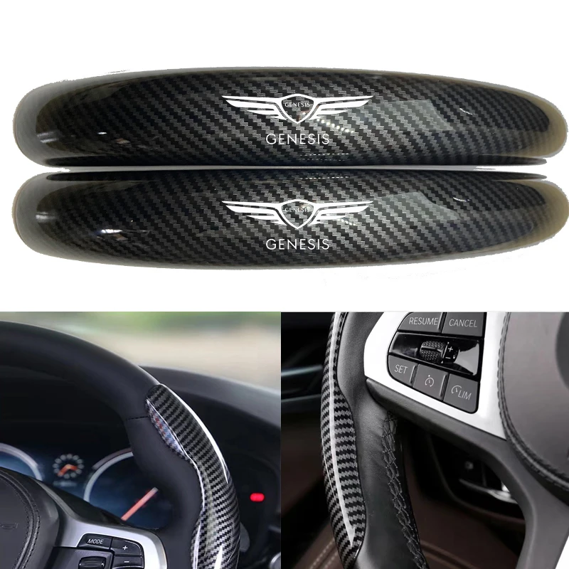 For Hyundai Genesis GV80 EV G80 G70 G90 GV60 GV70 Essentia Auto Black anti-slip Carbon Fiber Steering Wheel Cover Accessories
For Hyundai Genesis GV80 EV G80 G70 G90 GV60 GV70 Essentia Auto Black anti-slip Carbon Fiber Steering Wheel Cover Accessories