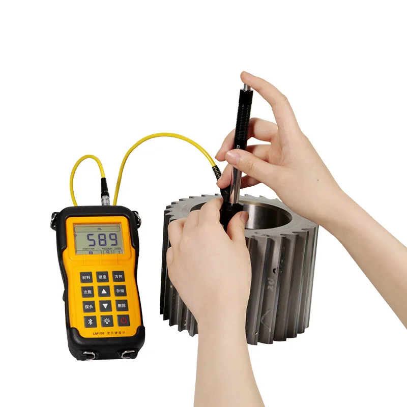 Industrial NDT Hardness Testing Equipment LM100 Portable Digital Metal Leeb Hardness Tester/Durometer
Industrial NDT Hardness Testing Equipment LM100 Portable Digital Metal Leeb Hardness Tester/Durometer