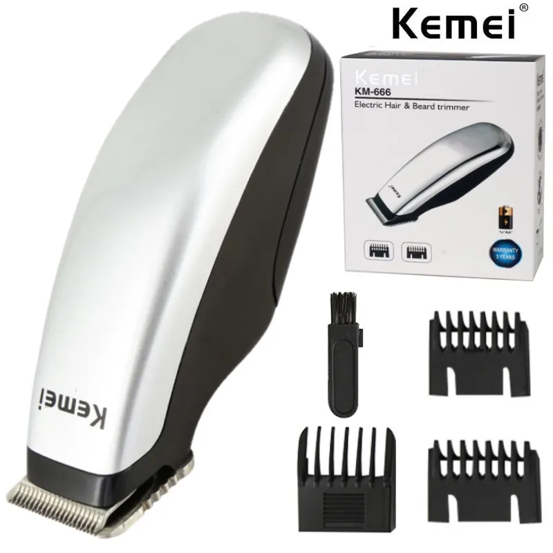 

Kemei Newly Design Electric Hair Clipper Mini Portable Hair Trimmer Cutting Machine Beard Barber Razor Men Style Tools KM-666