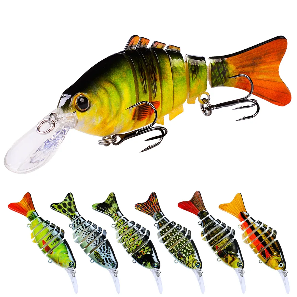 1pcs fishing Multi-section Swim Minnow hard bait12.2cm14g Artificial fish lure 3D eyes Crankbait wobbler jig Fishing tackle lure
1pcs fishing Multi-section Swim Minnow hard bait12.2cm14g Artificial fish lure 3D eyes Crankbait wobbler jig Fishing tackle lure
