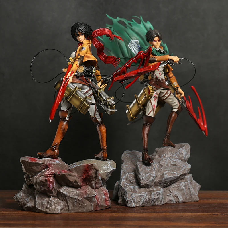Attack on Titan Mikasa Levi Ackerman Battle Damage Ver GK Statue Model Figure Doll Decoration Toys Hobbies Holiday Gift 
Attack on Titan Mikasa Levi Ackerman Battle Damage Ver GK Statue Model Figure Doll Decoration Toys Hobbies Holiday Gift