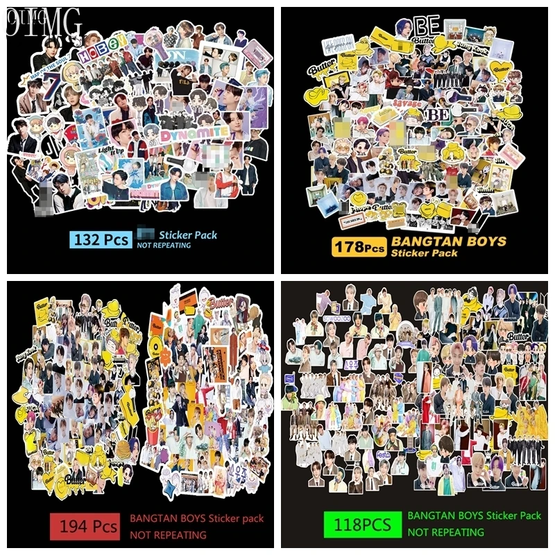 194pcs/pack KPOP Bangtan Boys Stickers Set New Album Butter Cute Boys Idols Kawaii Cartoon Korea Stickers Pack Photos Poster
194pcs/pack KPOP Bangtan Boys Stickers Set New Album Butter Cute Boys Idols Kawaii Cartoon Korea Stickers Pack Photos Poster
