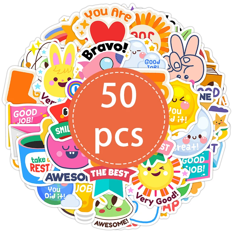 50 шт. Мотивирующие наклейки для студентов
50 шт. Мотивирующие наклейки для студентов