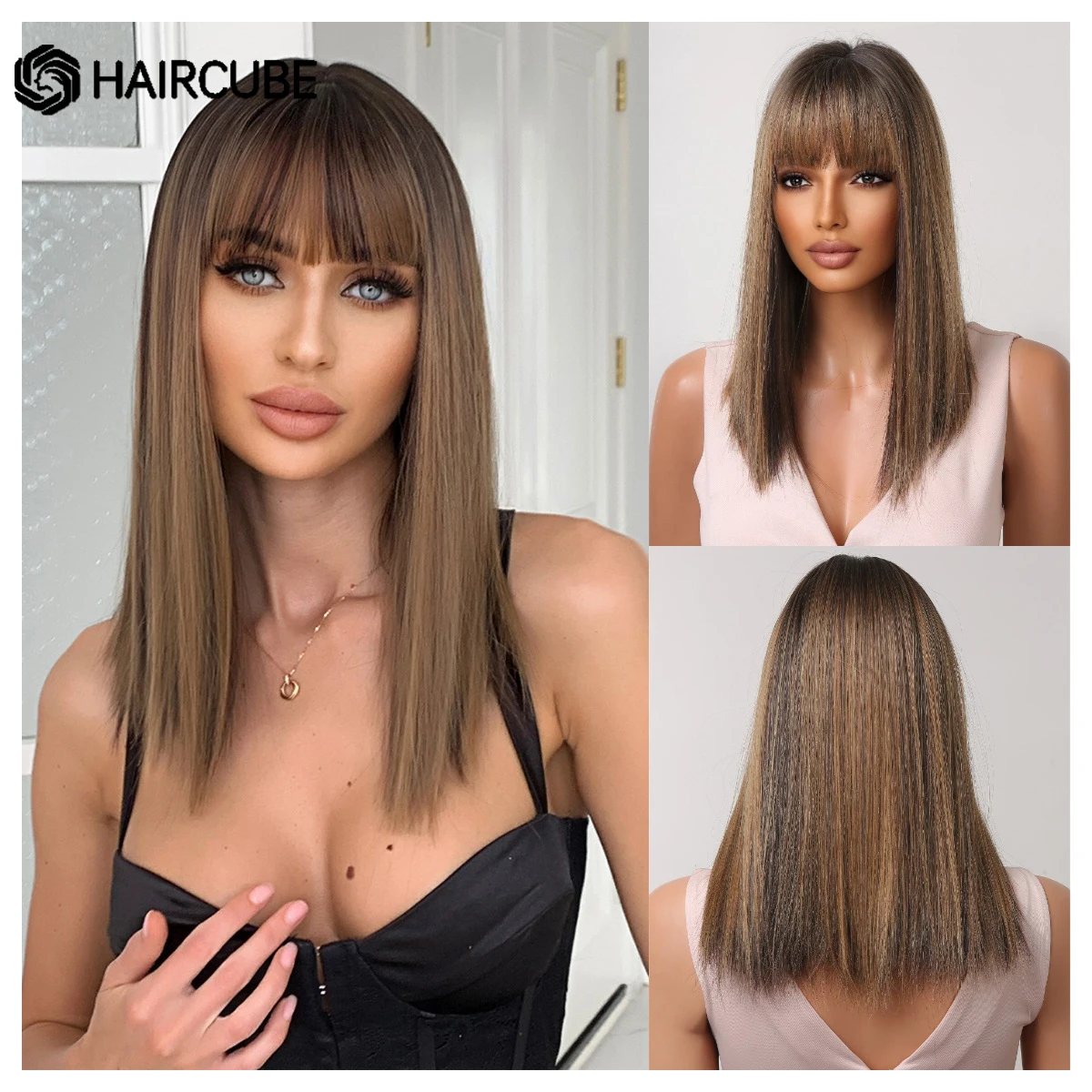 HAIRCUBE короткие прямые синтетические парики каштановый коричневый натуральный блонд хайлайтер парики с челкой для женщин ежедневный косплей парик
HAIRCUBE короткие прямые синтетические парики каштановый коричневый натуральный блонд хайлайтер парики с челкой для женщин ежедневный косплей парик