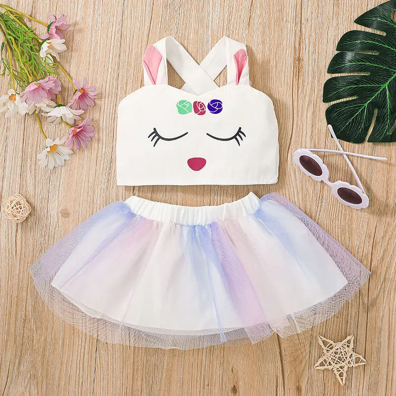 Baby Girl Easter Clothes 2022 Summer Cartoon Rabbit Tank Tops + Skirts 2PCS Infant Outfits Kids Bebes Jogging Suits Tracksuits
Baby Girl Easter Clothes 2022 Summer Cartoon Rabbit Tank Tops + Skirts 2PCS Infant Outfits Kids Bebes Jogging Suits Tracksuits