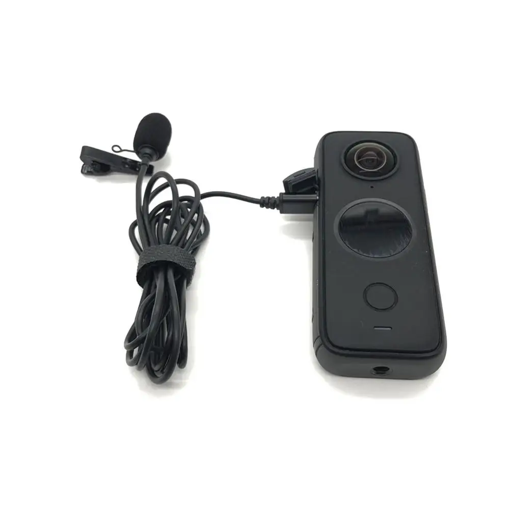 

New Type-c Lavalier Microphone Compatible For Insta360 One X2/x3 External Hifi Recording Microphone Camera Accessories