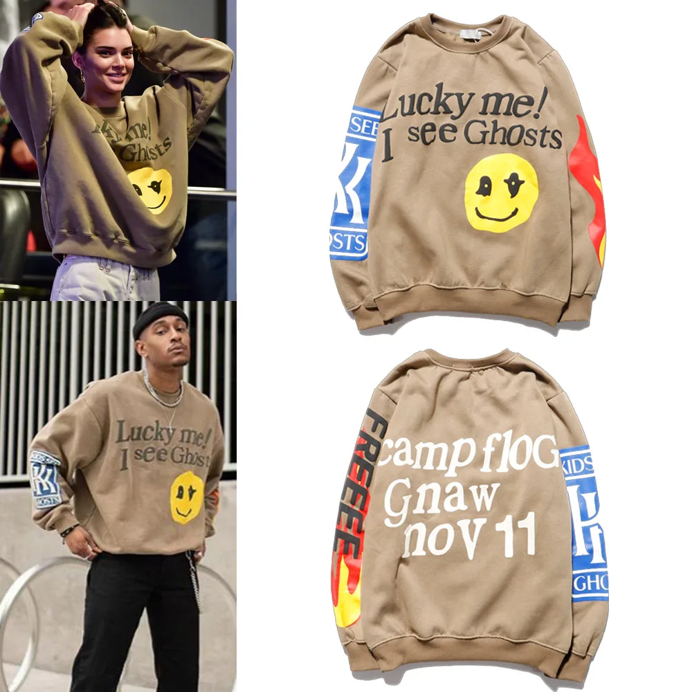 Толстовки Kanye Lucky Me I See Ghost, Модный пуловер с 3D-принтом пены, толстовка, тяжелая трендовая Толстовка в стиле хип-хоп для мужчин и женщин
Толстовки Kanye Lucky Me I See Ghost, Модный пуловер с 3D-принтом пены, толстовка, тяжелая трендовая Толстовка в стиле хип-хоп для мужчин и женщин