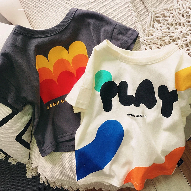 Kids Baby Summer T-Shirt Cartoon Print Short Sleeve Boys Girls Tees Casual Loose Tops
Kids Baby Summer T-Shirt Cartoon Print Short Sleeve Boys Girls Tees Casual Loose Tops