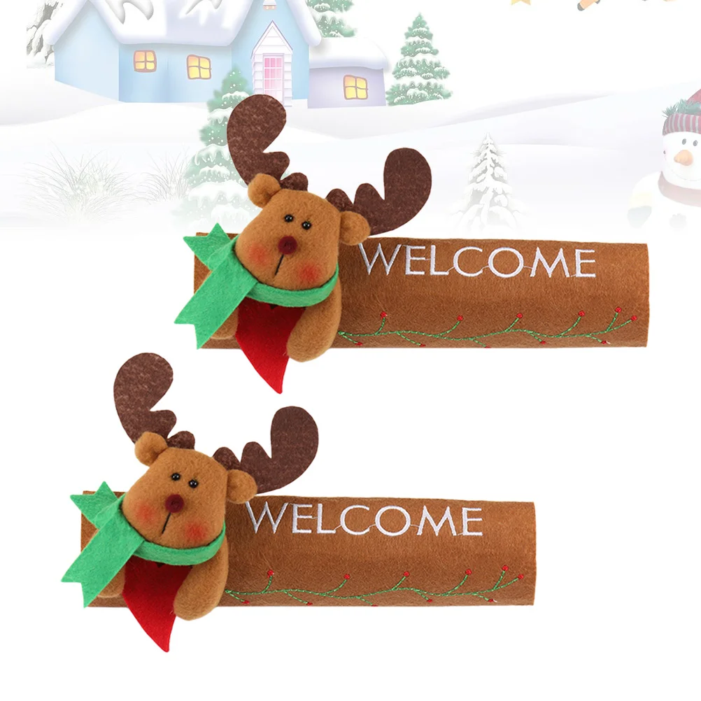 2pcs Refrigerator Handle Covers Creative Elk Design Fridge Door Handle Protector Christmas Electrical
2pcs Refrigerator Handle Covers Creative Elk Design Fridge Door Handle Protector Christmas Electrical