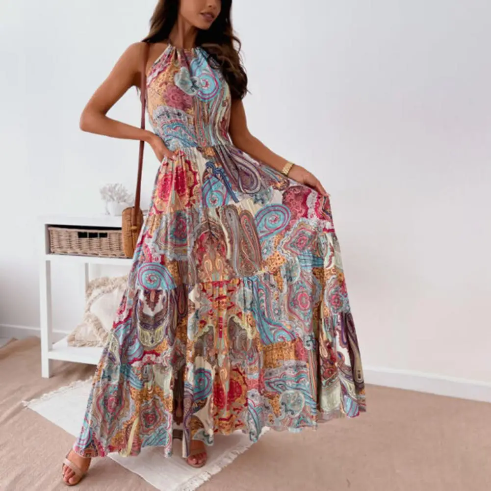 2022 Autumn Vintage Dress Women Halter Backless Dress for Outdoor Ladies Dress Bohemian Ladies Off Shoulder Sleeveless Dress
2022 Autumn Vintage Dress Women Halter Backless Dress for Outdoor Ladies Dress Bohemian Ladies Off Shoulder Sleeveless Dress