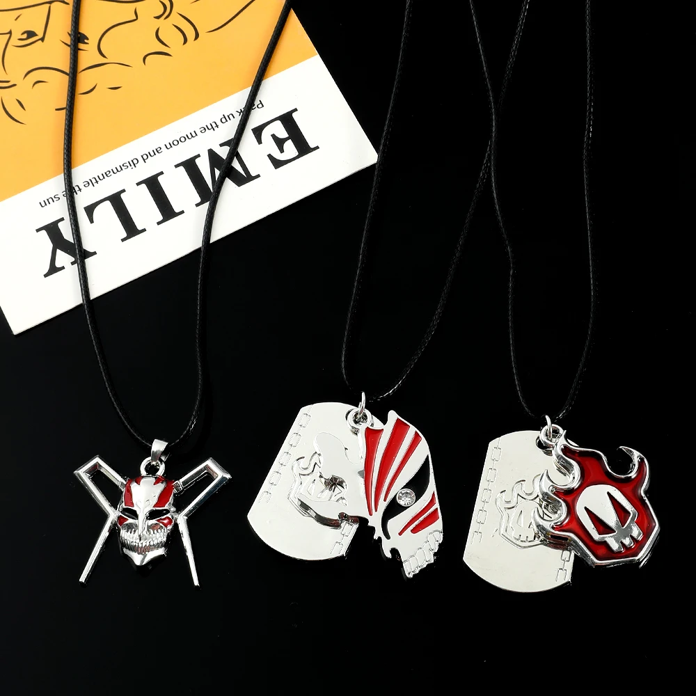 Hot Blooded Anime BLEACH Charms Jewelry Necklace Fan Cosplay Kurosaki Ichigo Pendant Necklace for Cartoon Collection Gifts
Hot Blooded Anime BLEACH Charms Jewelry Necklace Fan Cosplay Kurosaki Ichigo Pendant Necklace for Cartoon Collection Gifts