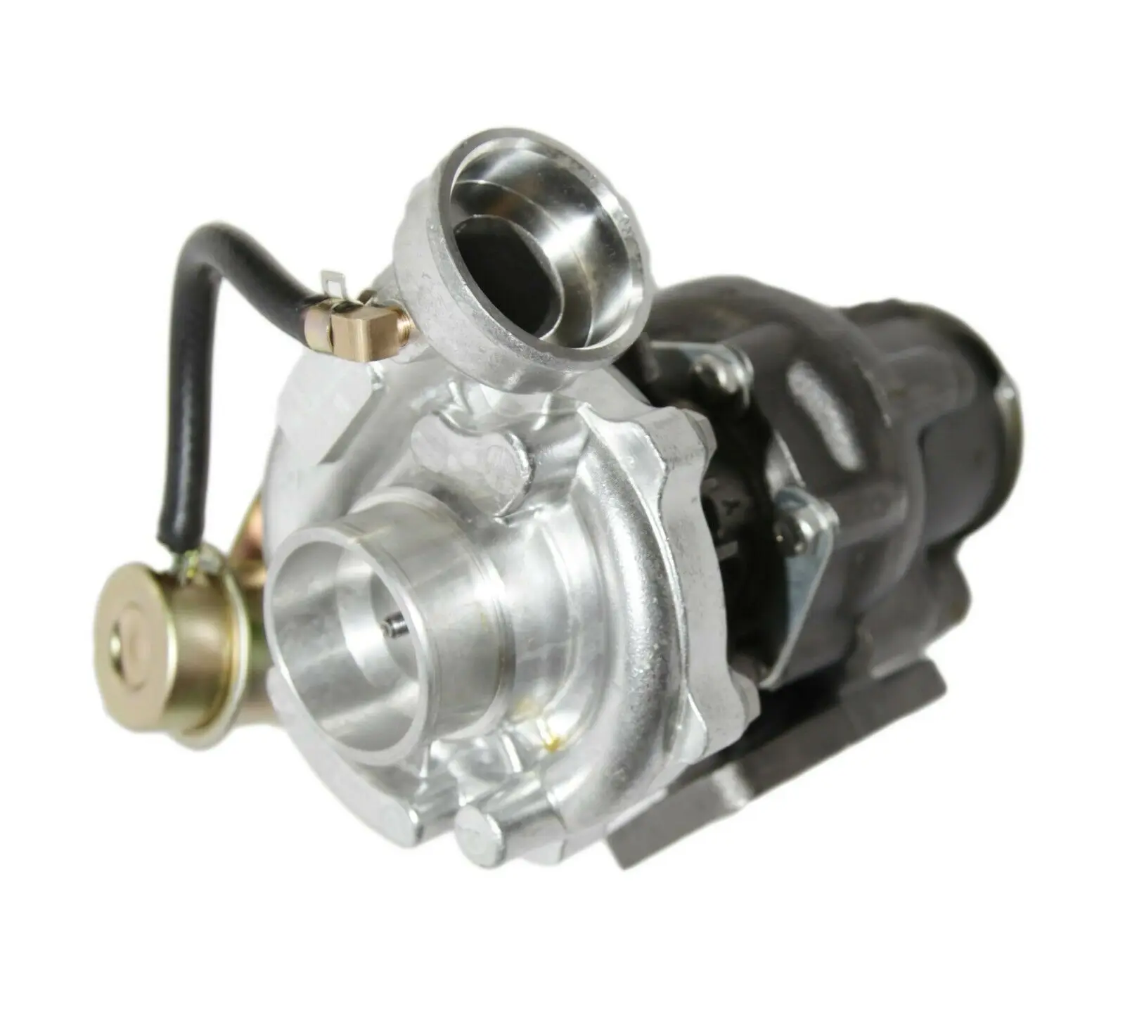 T3 Hybrid Turbocharger w/Internal Wastegate Cold 0.42 A/R Hot 0.48 A/R 2.5" V-band Universal Fits all cars and trucks
T3 Hybrid Turbocharger w/Internal Wastegate Cold 0.42 A/R Hot 0.48 A/R 2.5" V-band Universal Fits all cars and trucks
