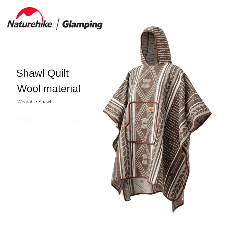 Naturehike Outdoor camping wearable wool shawl comfortable warm wool blanket shawl
Naturehike Outdoor camping wearable wool shawl comfortable warm wool blanket shawl