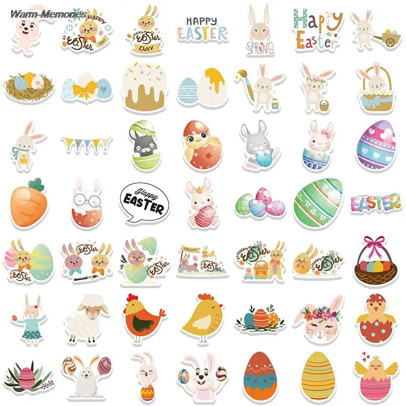 100pcs Cute Easter Cartoon stickers Decals Kid Toy Phone Skateboard Laptop Water Bottle Car Suitcase waterproof Sticker
100pcs Cute Easter Cartoon stickers Decals Kid Toy Phone Skateboard Laptop Water Bottle Car Suitcase waterproof Sticker