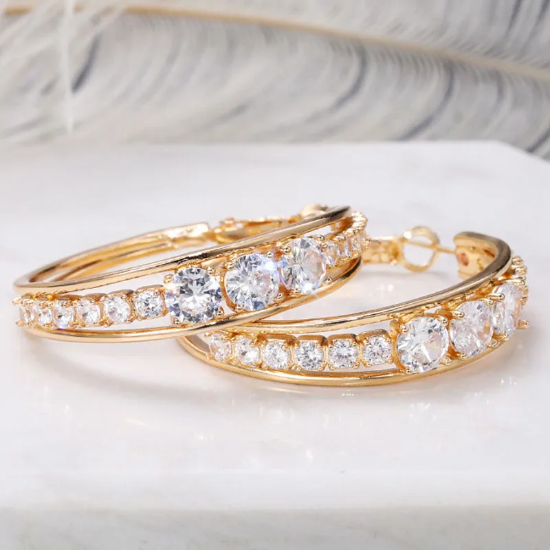 2022 New Cubic Zirconia Earrings New Luxury Exaggerated Night Club Carnival Big Circle Earrings Fashion Jewelry Wholesale
2022 New Cubic Zirconia Earrings New Luxury Exaggerated Night Club Carnival Big Circle Earrings Fashion Jewelry Wholesale