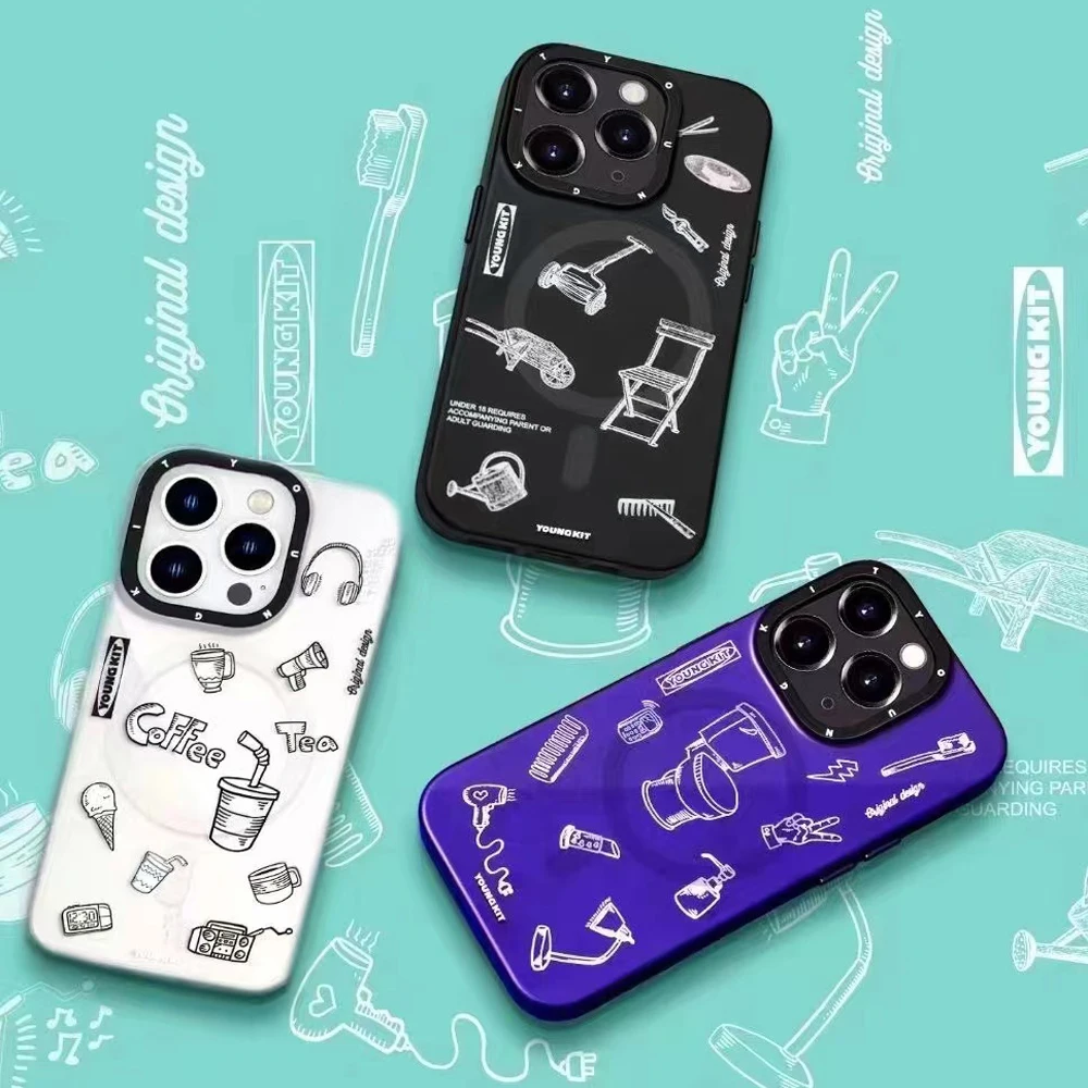 Youngkit Plaything Series for iPhone 14 Pro Max Case Magsafe Magnetic Crystal Shockproof Hard Back Cover For Iphone 14 pro Case
Youngkit Plaything Series for iPhone 14 Pro Max Case Magsafe Magnetic Crystal Shockproof Hard Back Cover For Iphone 14 pro Case