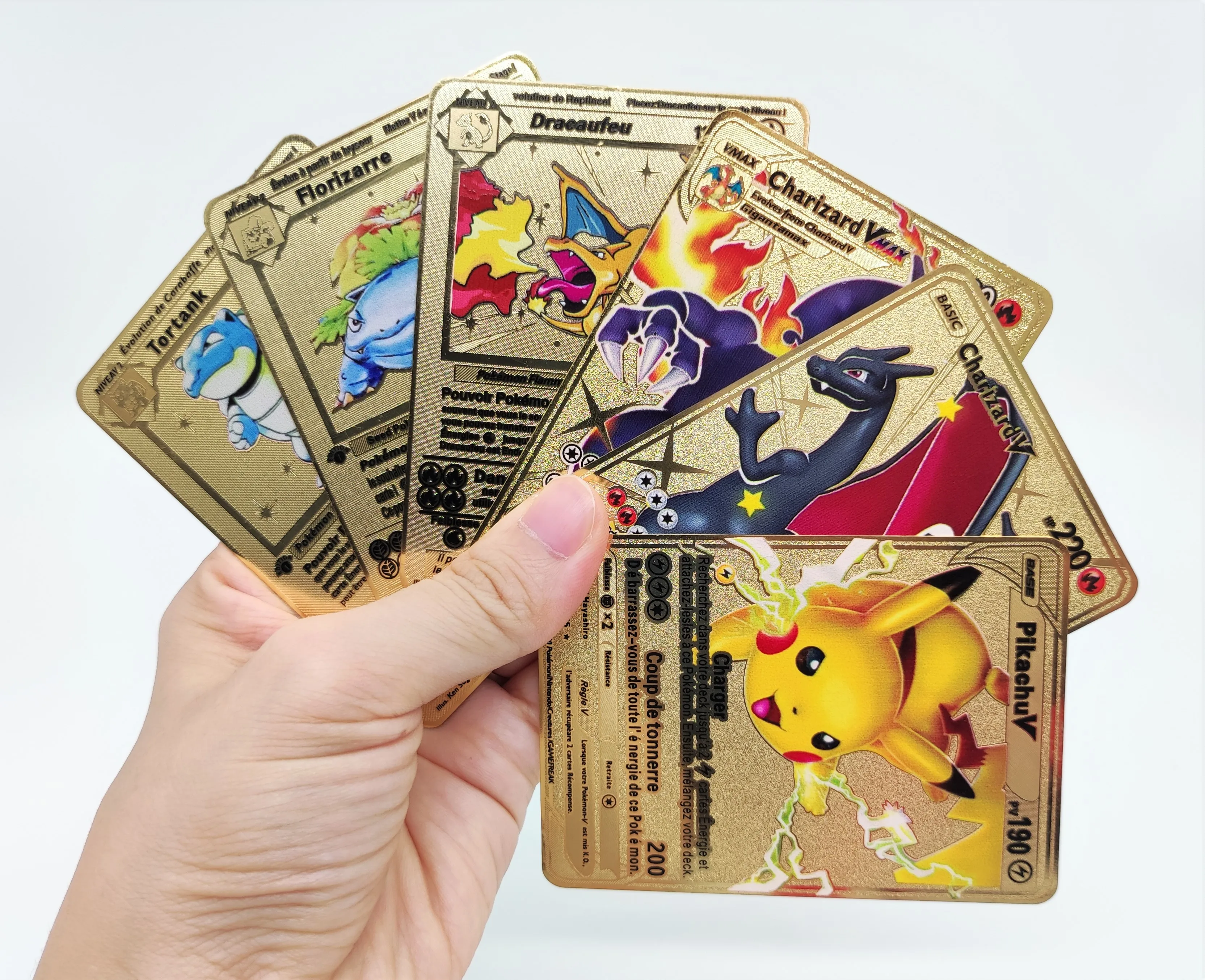 Редкая карточка Charizard,Pikachu, золотая, черная металлическая карточка, оригинальная 1-я первая версия, Ex Gx Tcg Vmax, торговая искусственная
Редкая карточка Charizard,Pikachu, золотая, черная металлическая карточка, оригинальная 1-я первая версия, Ex Gx Tcg Vmax, торговая искусственная