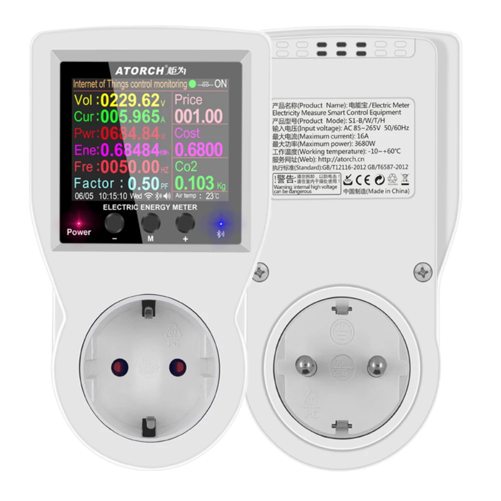 Wifi 220v Ac Electrical Sockets Energy Power Meter With Power Monitor Eu Us Au Uk Fr Plug Power Digital Wattmeter Sockets Tuya
Wifi 220v Ac Electrical Sockets Energy Power Meter With Power Monitor Eu Us Au Uk Fr Plug Power Digital Wattmeter Sockets Tuya