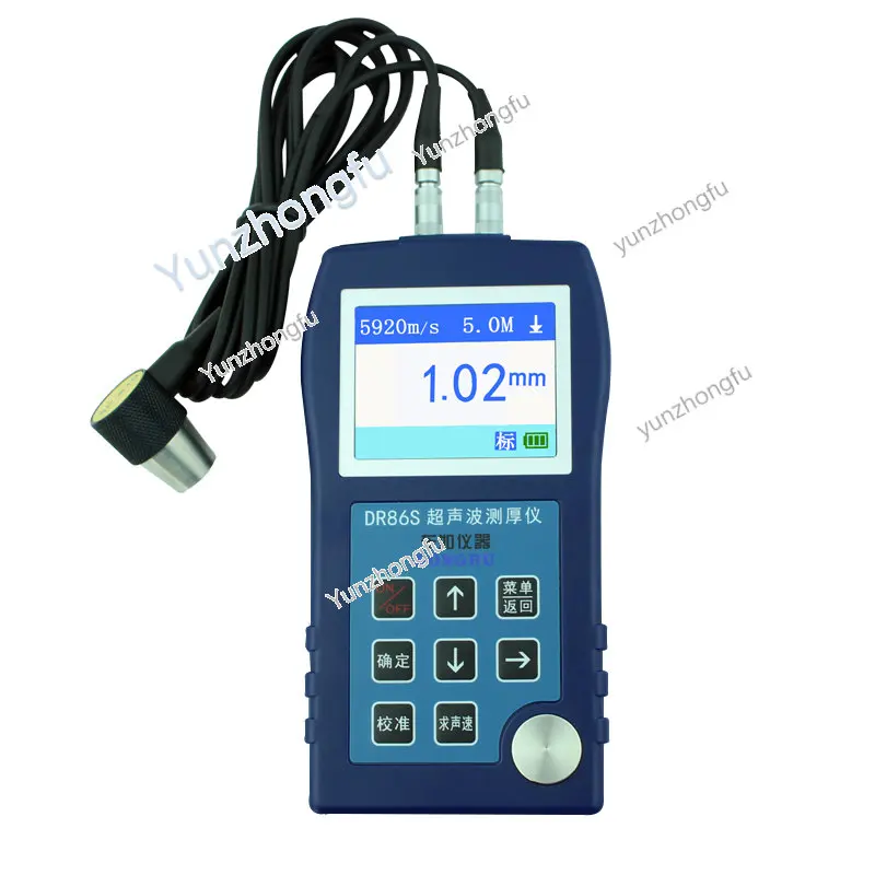 

Ultrasonic Thickness Gauge Wall Thickness Meter Ultra-Large Range Ultra-Thin Measurement Dr86s High Precision Multi-Color Screen