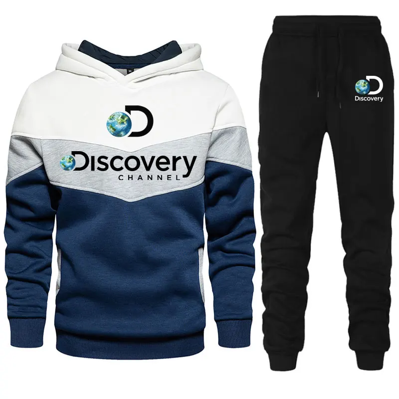 Мужской спортивный костюм с капюшоном Discovery, осенне-зимний мужской пуловер + брюки, комплект одежды, мужская спортивная толстовка, костюм же...
Мужской спортивный костюм с капюшоном Discovery, осенне-зимний мужской пуловер + брюки, комплект одежды, мужская спортивная толстовка, костюм же...