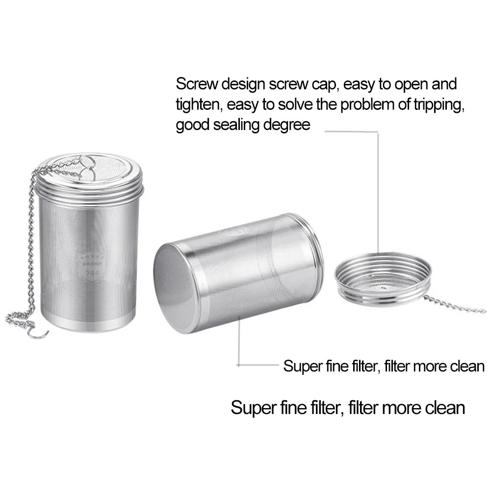 Stainless Steel Tea Filter Mesh Tea Strainer Tea Pot Filter Brine Basket Cooking Filter Tightly Sealed Anti Leakage Water
Stainless Steel Tea Filter Mesh Tea Strainer Tea Pot Filter Brine Basket Cooking Filter Tightly Sealed Anti Leakage Water
