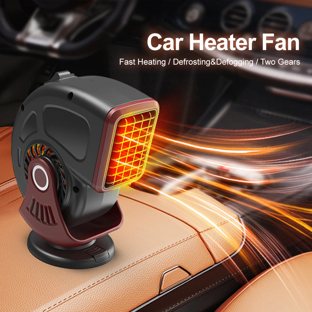 12V 120W Car Heater Electric Cooling Heating Fan Portable Electric Dryer 360° Rotation Windshield Defogging Demister Defroster
12V 120W Car Heater Electric Cooling Heating Fan Portable Electric Dryer 360° Rotation Windshield Defogging Demister Defroster