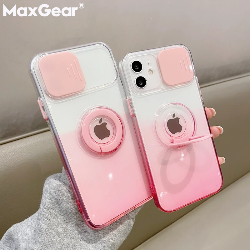 Slide Camera Protection Gradient Clear Case For iPhone 14 13 12 11 Pro Max XS X XR 8 7 Plus Ring Holder Stand Transparent Cover
Slide Camera Protection Gradient Clear Case For iPhone 14 13 12 11 Pro Max XS X XR 8 7 Plus Ring Holder Stand Transparent Cover