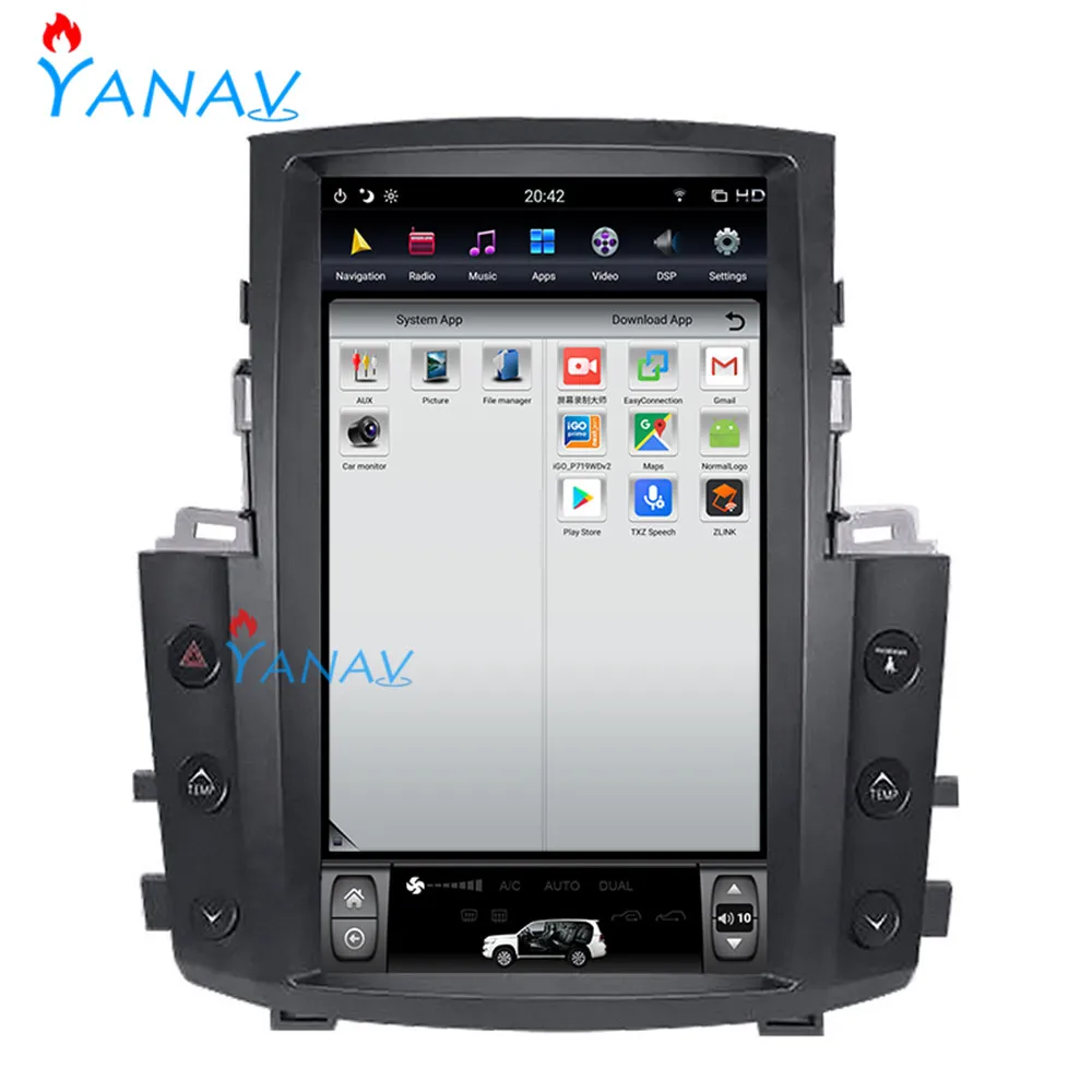 Car Radio For-Lexus LX570 2007-2015 13.6" Android Car Stereo GPS Navigation player Multimedia video HD Vertical Screen Player
Car Radio For-Lexus LX570 2007-2015 13.6" Android Car Stereo GPS Navigation player Multimedia video HD Vertical Screen Player