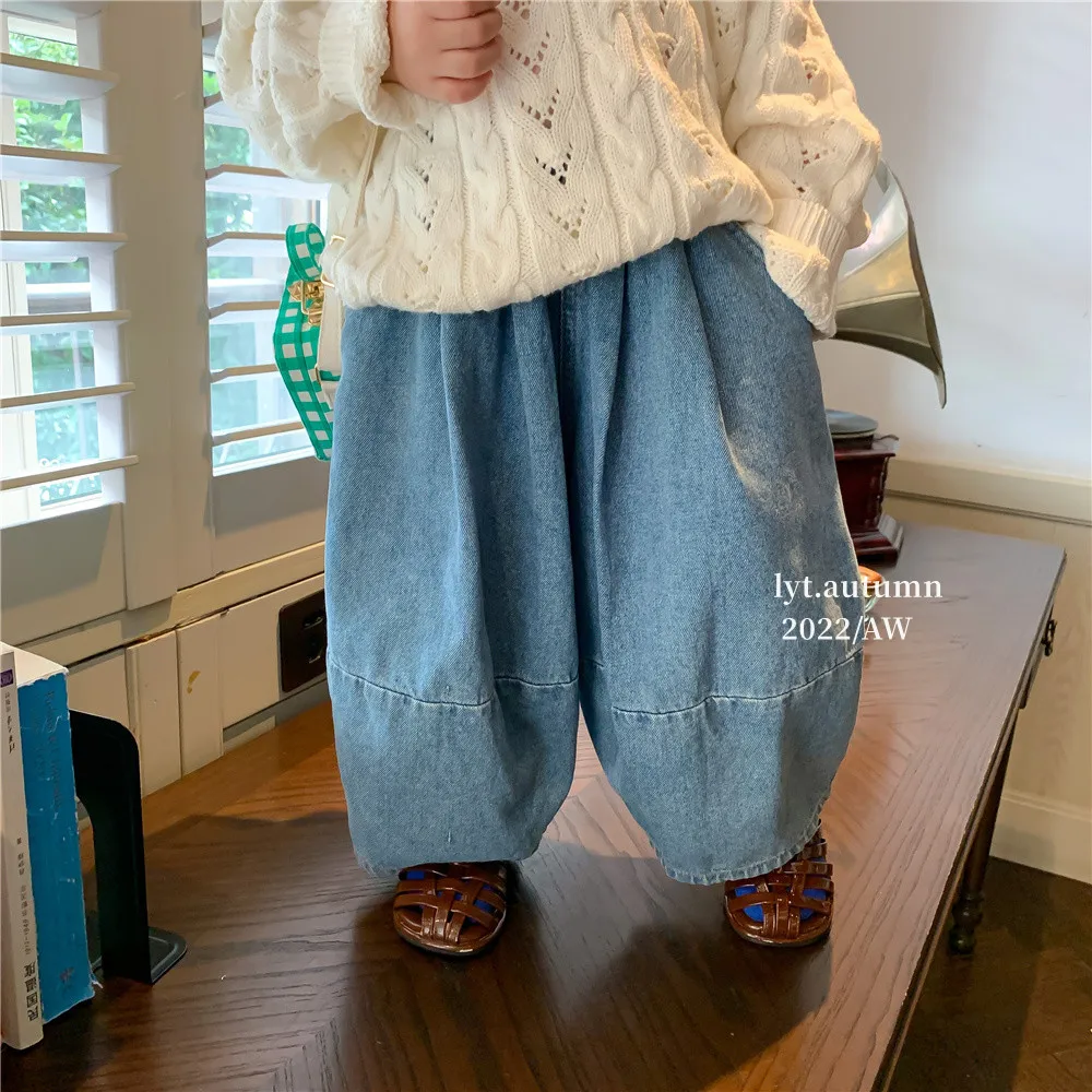 Children Denim Pants 2023 Spring Autumn Korean Style Jeans Loose Fashion Boys and Girls Bloomers Solid Color Casual Pants
Children Denim Pants 2023 Spring Autumn Korean Style Jeans Loose Fashion Boys and Girls Bloomers Solid Color Casual Pants