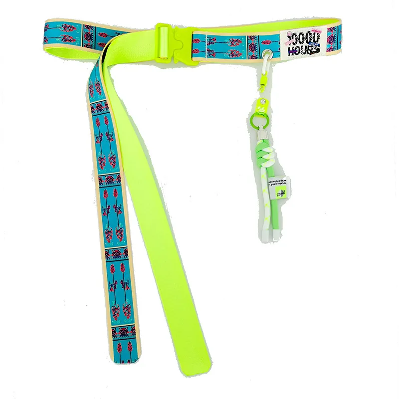 New Fashion Streetwear Hip Hop Belt Fluorescent Color Canvas Charm Waist Belt Personality Lady Trendy All-Match Accessories
New Fashion Streetwear Hip Hop Belt Fluorescent Color Canvas Charm Waist Belt Personality Lady Trendy All-Match Accessories