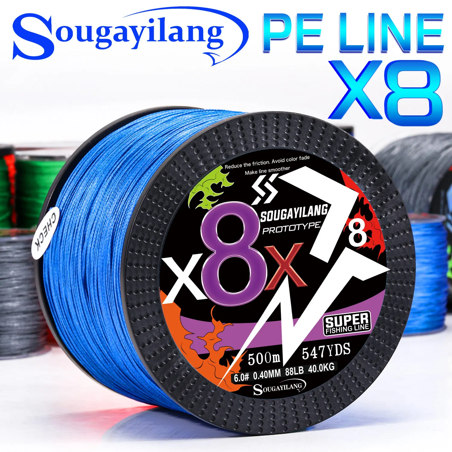 Плетеная рыболовная леска Sougayilang X8, 300 м, 500 м, 5 цветов, Полиэтиленовая многонитевая суперпрочная рыболовная леска 22-88 анг. Фунт.
Плетеная рыболовная леска Sougayilang X8, 300 м, 500 м, 5 цветов, Полиэтиленовая многонитевая суперпрочная рыболовная леска 22-88 анг. Фунт.