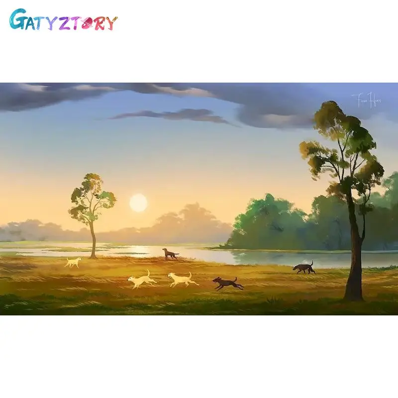 GATYZTORY Pictures By Number Dog Kits DIY Painting By Numbers Animal Drawing On Canvas Hand Painted Paintings Art Home Decor
GATYZTORY Pictures By Number Dog Kits DIY Painting By Numbers Animal Drawing On Canvas Hand Painted Paintings Art Home Decor