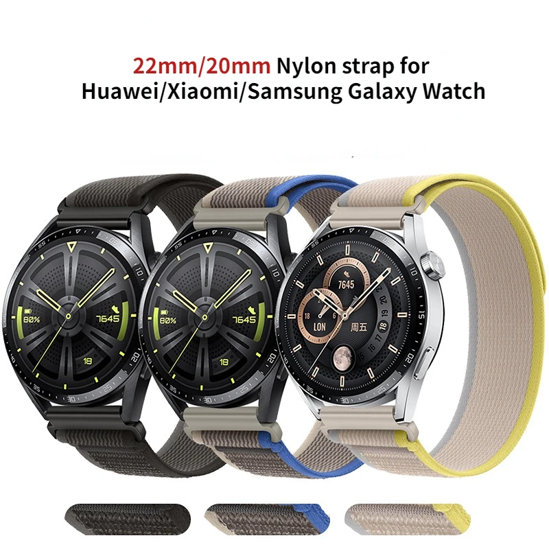 Nylon Watchband For Xiaomi Watch S2 S1 pro active Sport Strap Correa Bracelet For SamsungGalaxy Watch 5 Pro 4 classic 3 band
Nylon Watchband For Xiaomi Watch S2 S1 pro active Sport Strap Correa Bracelet For SamsungGalaxy Watch 5 Pro 4 classic 3 band