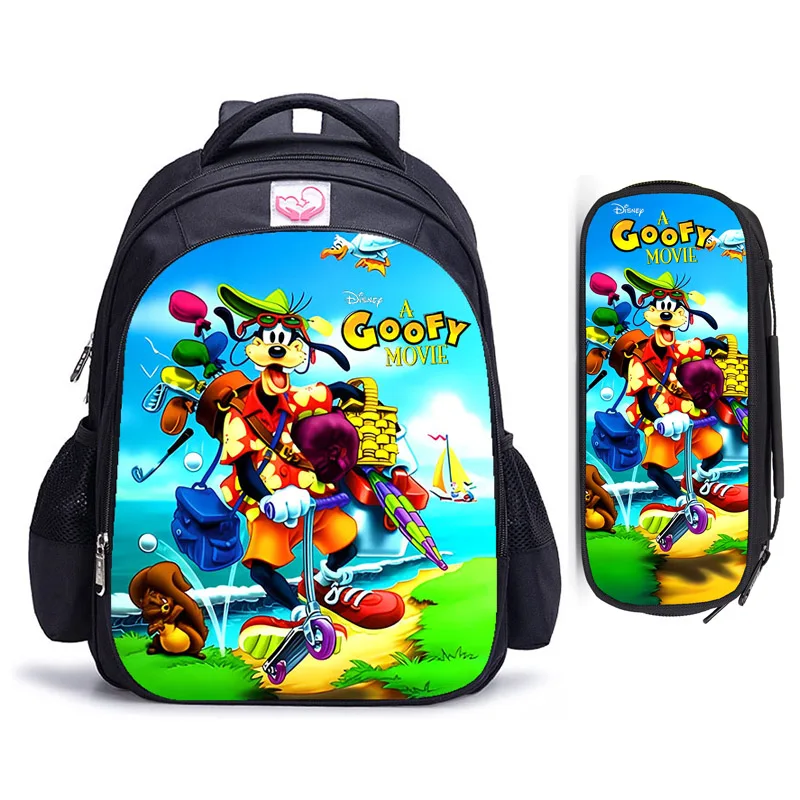 16 Inch Cartoon Disney A Goofy Movie Backpack Boy Girl School Shoulder Bag Student Children School Bags College Rucksack Mochila
16 Inch Cartoon Disney A Goofy Movie Backpack Boy Girl School Shoulder Bag Student Children School Bags College Rucksack Mochila