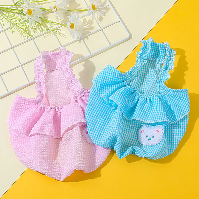 Plaid Princess Dress Pet Clothing Dogs Suspenders Thin Dog Clothes Cat Costume Sweet Labrador Cute Summer Pink Boy Girl Mascotas
Plaid Princess Dress Pet Clothing Dogs Suspenders Thin Dog Clothes Cat Costume Sweet Labrador Cute Summer Pink Boy Girl Mascotas