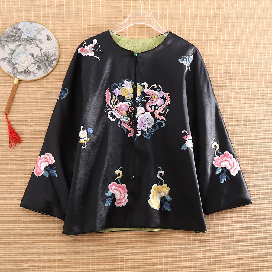 Высококачественная Женская куртка на весну и осень, элегантное дамское пальто в китайском стиле с вышивкой Hanfu, женская модель
Высококачественная Женская куртка на весну и осень, элегантное дамское пальто в китайском стиле с вышивкой Hanfu, женская модель