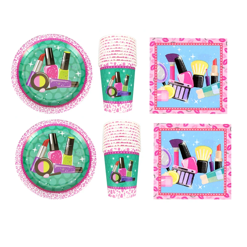Make Up Theme Tableware Set Happy Birthday Party Napkins Plates Cups Decorations Supplies 60pcs/lot
Make Up Theme Tableware Set Happy Birthday Party Napkins Plates Cups Decorations Supplies 60pcs/lot