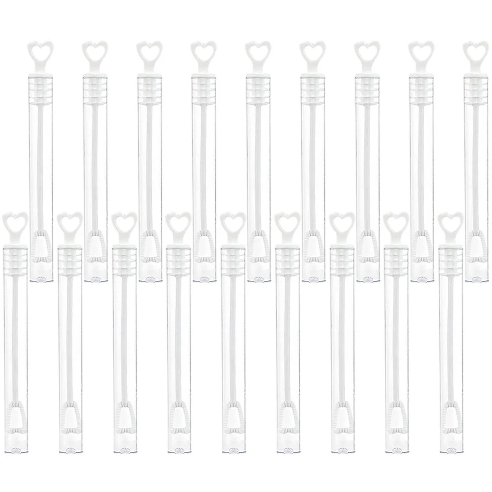 18 Pcs Heart Bubble Water Empty Bottle Plastic Wands Portable Bubbles Making Tube Soap Party Child Toys Kids
18 Pcs Heart Bubble Water Empty Bottle Plastic Wands Portable Bubbles Making Tube Soap Party Child Toys Kids
