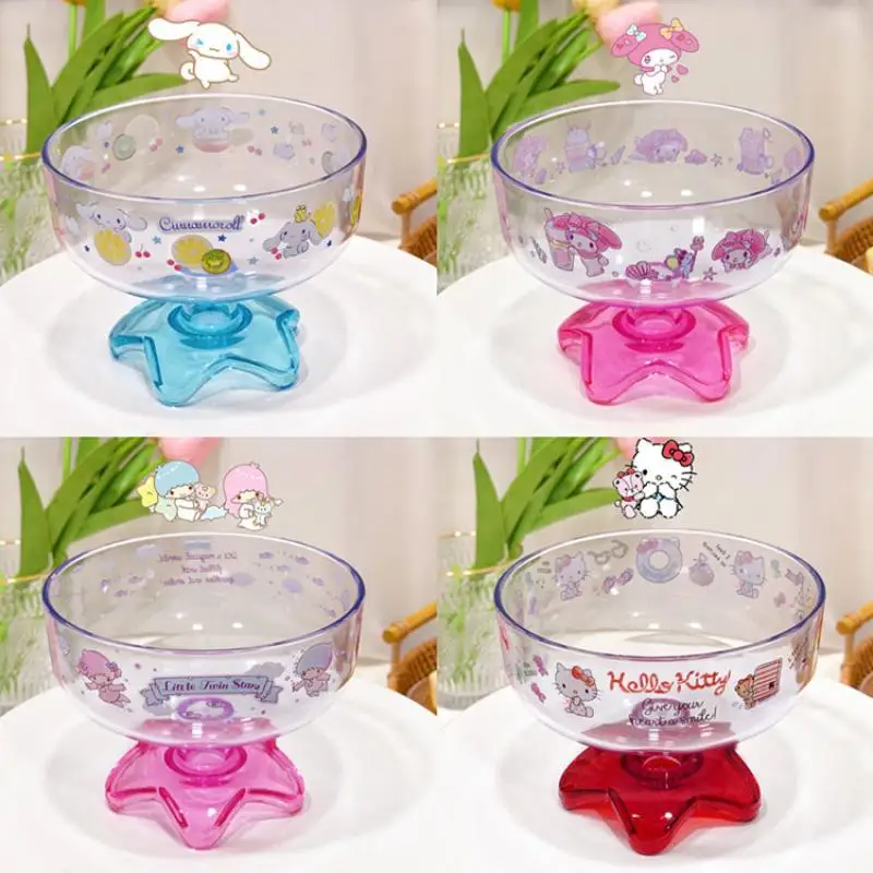 Kawaii Sanrioed Cinnamoroll My Melody Hellokittys Littletwinstars Fruit Salad Bowl Ice Cream Cup Dessert Ornament Snack Storage
Kawaii Sanrioed Cinnamoroll My Melody Hellokittys Littletwinstars Fruit Salad Bowl Ice Cream Cup Dessert Ornament Snack Storage