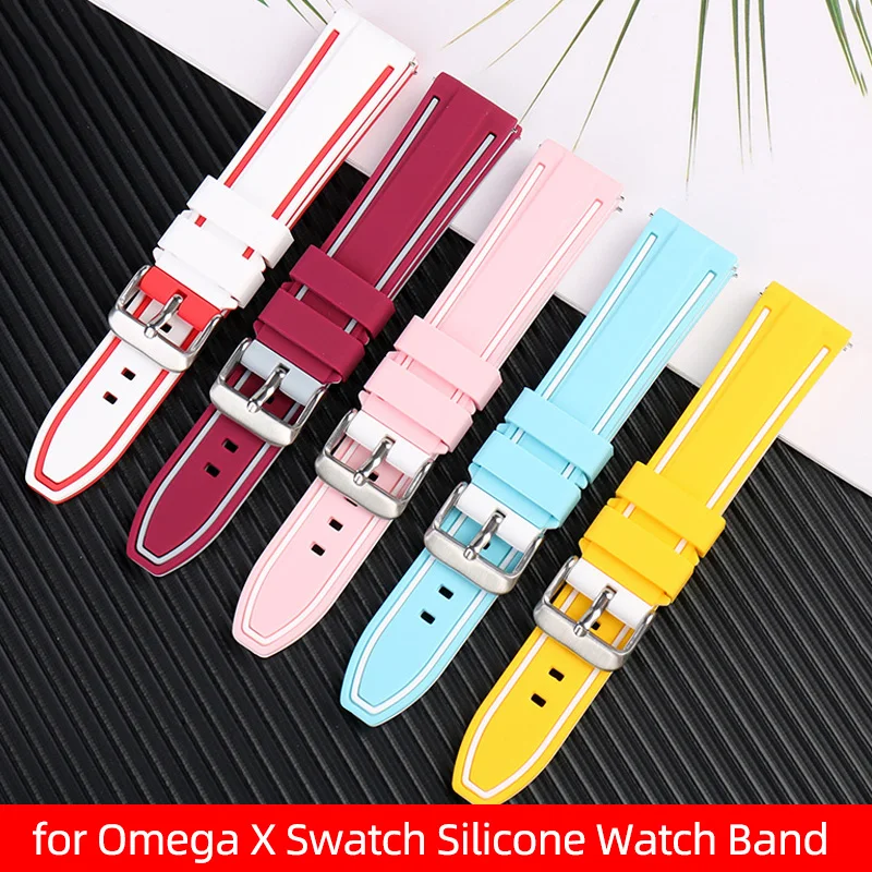 Ремешок силиконовый для часов Omega X Swatch Moonswatch, резиновый водонепроницаемый спортивный браслет с созвездиями
Ремешок силиконовый для часов Omega X Swatch Moonswatch, резиновый водонепроницаемый спортивный браслет с созвездиями
