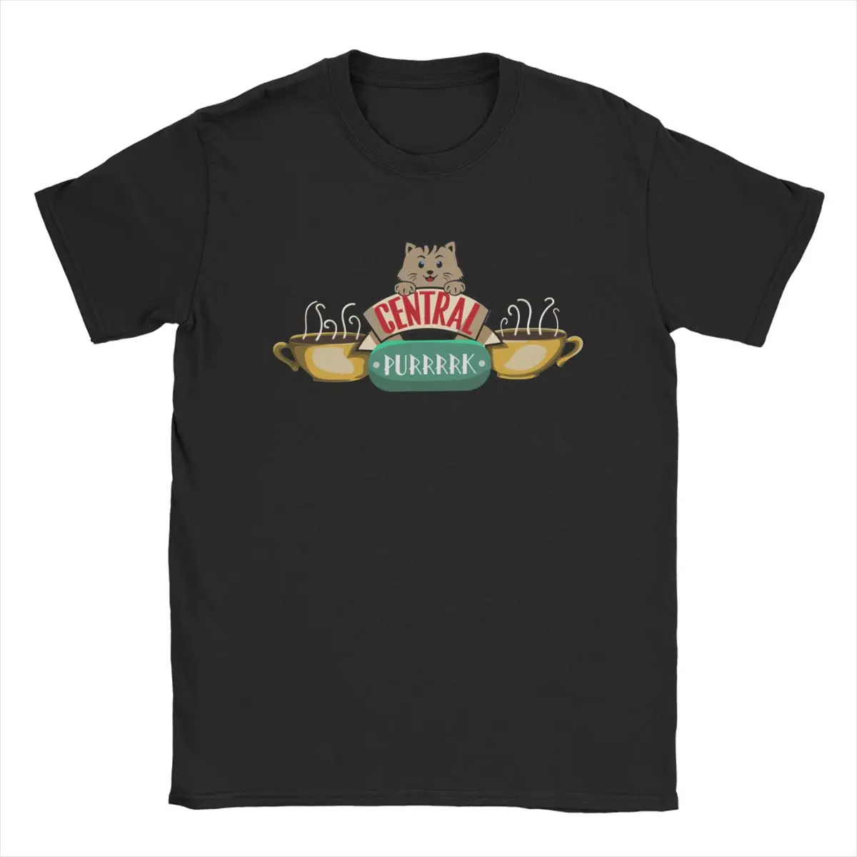 Central Purrrrk Friends TV Show T Shirt for Men Cotton T-Shirts Crewneck Tee Shirt Short Sleeve Clothing Birthday Present
Central Purrrrk Friends TV Show T Shirt for Men Cotton T-Shirts Crewneck Tee Shirt Short Sleeve Clothing Birthday Present