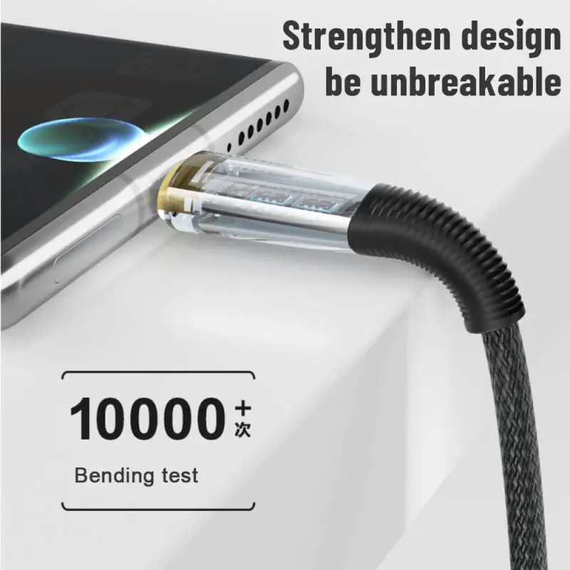 100W Transparent Fast Charging Data Cable Type-c Nylon Braided Data Cable A To C Charging Cable Suitable For Huawei Xiaomi
100W Transparent Fast Charging Data Cable Type-c Nylon Braided Data Cable A To C Charging Cable Suitable For Huawei Xiaomi