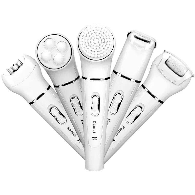 5 in 1 Women Epilator Face Washing Brush Facial Massage Machine Lady's Facial and Body Beauty Tools Kit Professional hair remove
5 in 1 Women Epilator Face Washing Brush Facial Massage Machine Lady's Facial and Body Beauty Tools Kit Professional hair remove