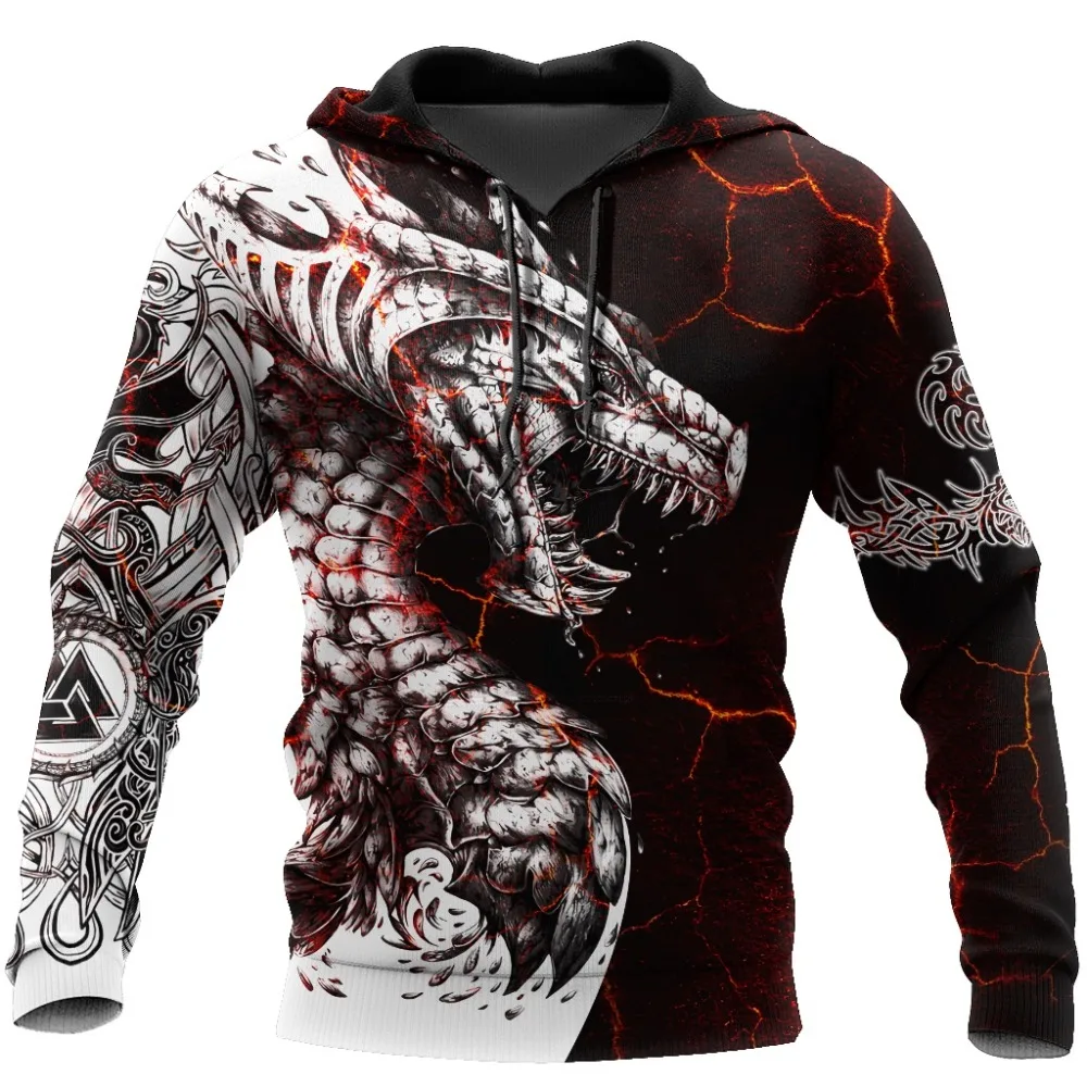 Spring And Autumn 3D Digital Printing Red Blue Dragon High Quality Hoodie Men's Sweatshirt Casual Comfortable Pullover
Spring And Autumn 3D Digital Printing Red Blue Dragon High Quality Hoodie Men's Sweatshirt Casual Comfortable Pullover