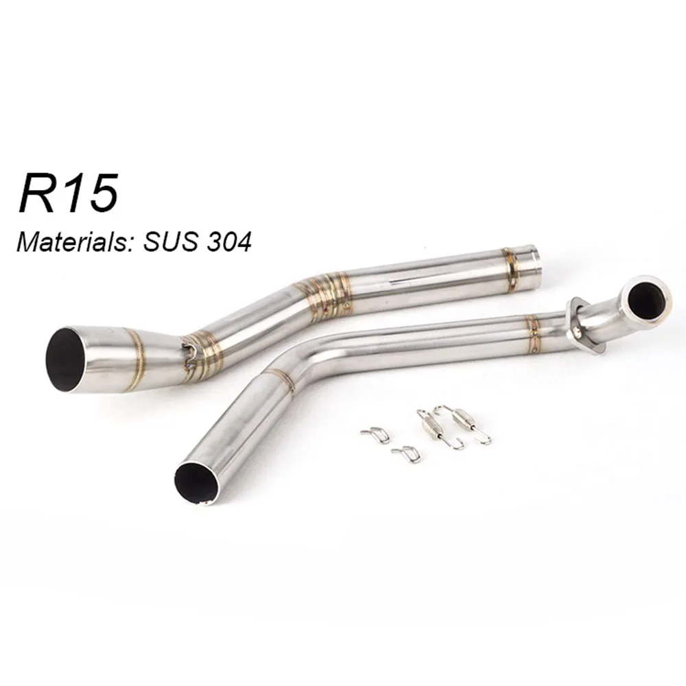 For YZF R15 V1 V2 MT15 R125 2008-2017 Escape Slip-on Motorcycle Exhaust Muffler Front And Middle Link Pipe
For YZF R15 V1 V2 MT15 R125 2008-2017 Escape Slip-on Motorcycle Exhaust Muffler Front And Middle Link Pipe