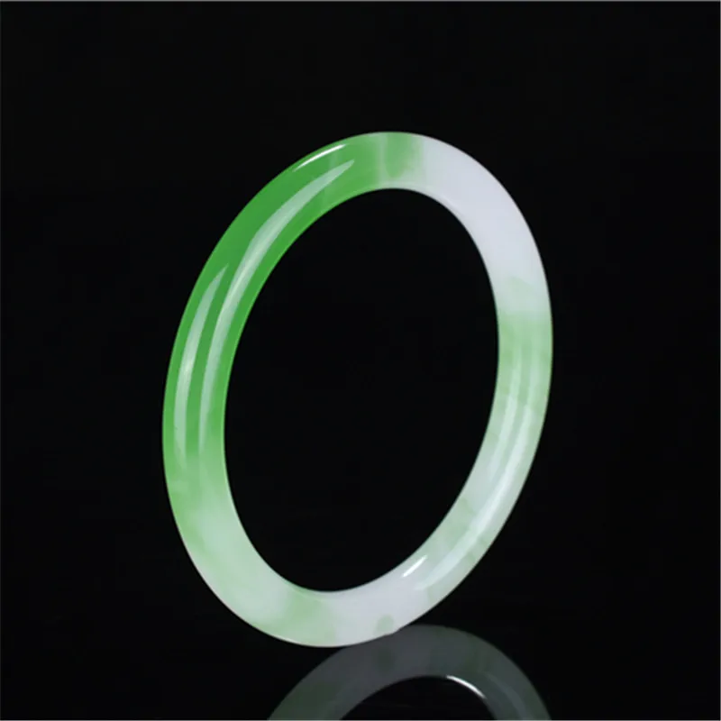Natural Outer Mongolia Material Qinghai Material Green Floating Flower Round Bar Jade Bracelet Children's FashionSimple Bracelet
Natural Outer Mongolia Material Qinghai Material Green Floating Flower Round Bar Jade Bracelet Children's FashionSimple Bracelet