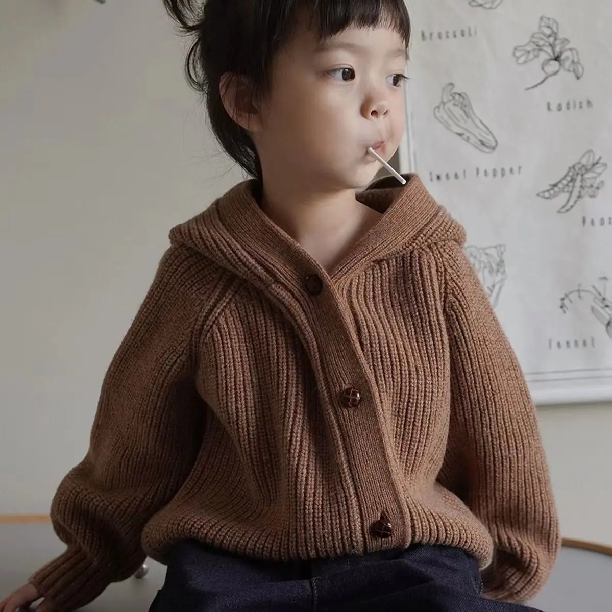 Children's Hoodie Baby Knitted Cardigan SuperCute Campus Hat Boys and Girls Autumn and Winter Thickened Girls' Coat Knit Sweater
Children's Hoodie Baby Knitted Cardigan SuperCute Campus Hat Boys and Girls Autumn and Winter Thickened Girls' Coat Knit Sweater