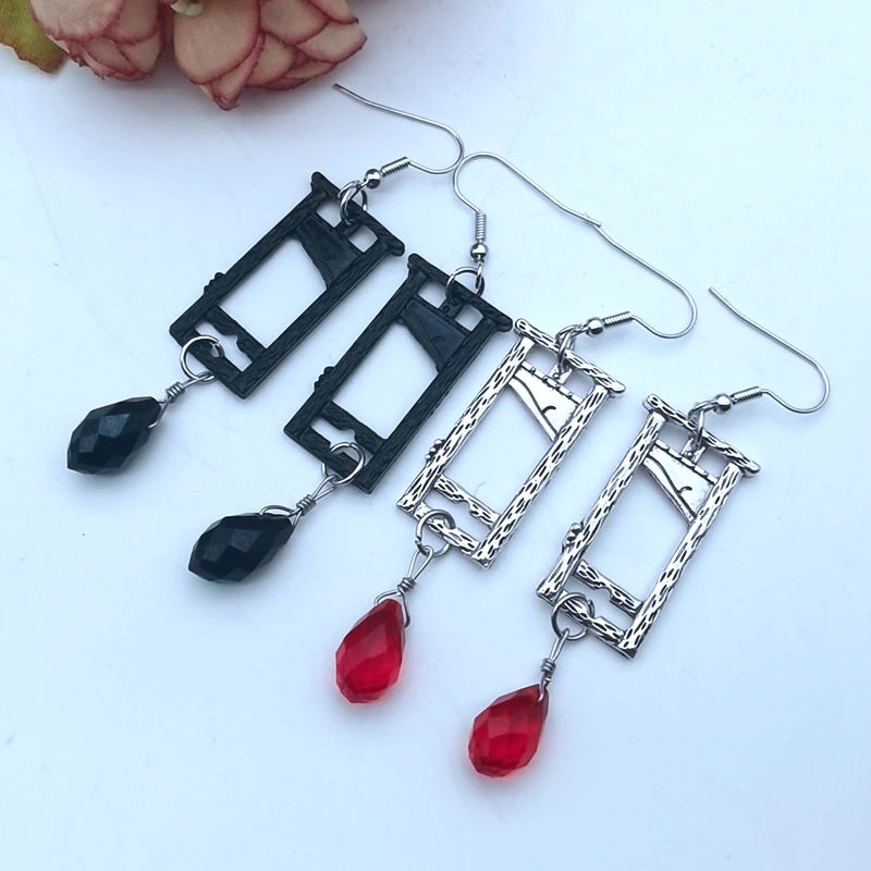 Guillotine Earrings Classic Big Warrior Earrings Punk Personality Jewelry Ladies Mystery Gothic Gifts
Guillotine Earrings Classic Big Warrior Earrings Punk Personality Jewelry Ladies Mystery Gothic Gifts